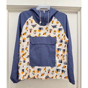 The North Face Class V Printed Pullover Anorak Hooded Windbreaker Men’s S